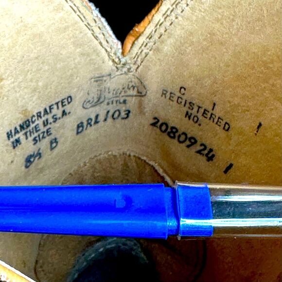 Justin Bent Rail Western Boot Style BR103 Sz W 8.5 B, M 10 B - Picture 7 of 7